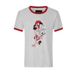 Ringer Let's Go Swimming T-Shirt hvid