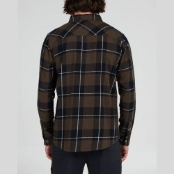 Salty First Light Flannel skjorte Brown Black