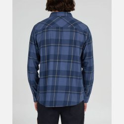 Salty First Light Flannel skjorte Navy blue