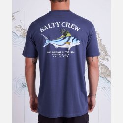 Salty Crew T-shirt - Rooster Harbour Blue