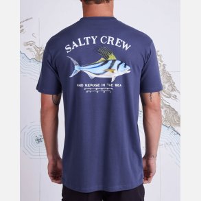 Salty Crew T-shirt - Rooster Harbour Blue