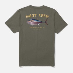 Salty Crew T-shirt - Big Blue Dusty Olive
