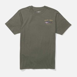 Salty Crew T-shirt - Big Blue Dusty Olive