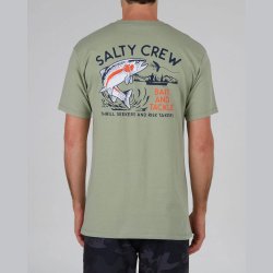 Salty Crew T-shirt - Fly Trap Dusty Sage