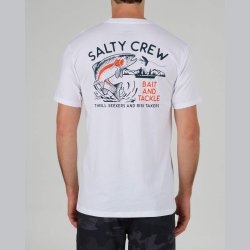 Salty Crew T-shirt - Fly Trap White