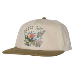 Salty Crew Hopper 5 panel kasket med flad skygge beige