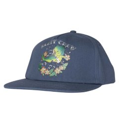 Salty Crew Hopper 5 panel kasket med flad skygge bl
