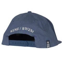 Salty Crew Hopper 5 panel kasket med flad skygge bl