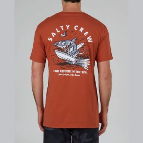 Salty Crew T-shirt - Hot Rod Shark Rust