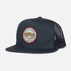 Salty Crew Jimmy Trucker 5 panel kasket med flad skygge Navy