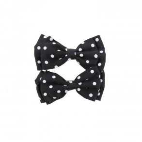 Sm sorte sljfer med prikker