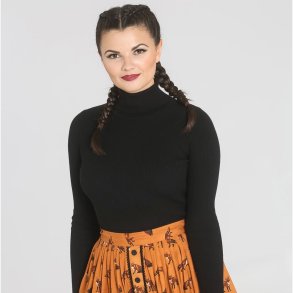 Spiros Turtleneck Top i sort