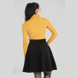 Spiros Turtleneck Top i sennepsgul