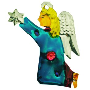 Mexicansk julepynt Engel med stjerne grn