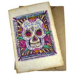 Mexicansk Postkort Sugar skull