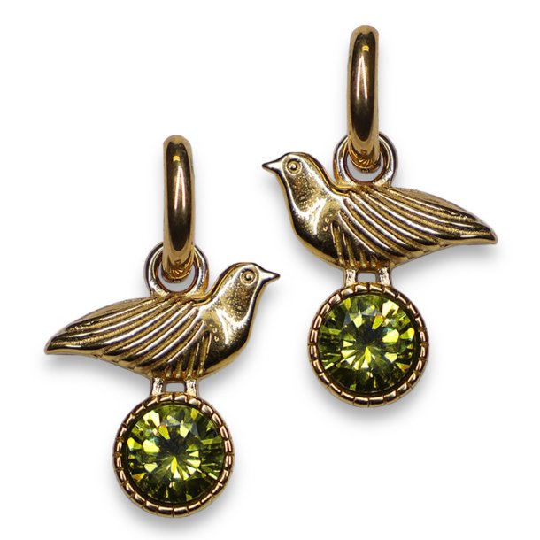 Urban Hippies �reringe - Merle Guld og mosgr�n