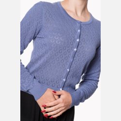 Cardigan med drbemnster Denimbl