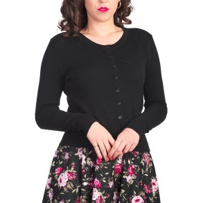 Winter Storm cardigan i Sort